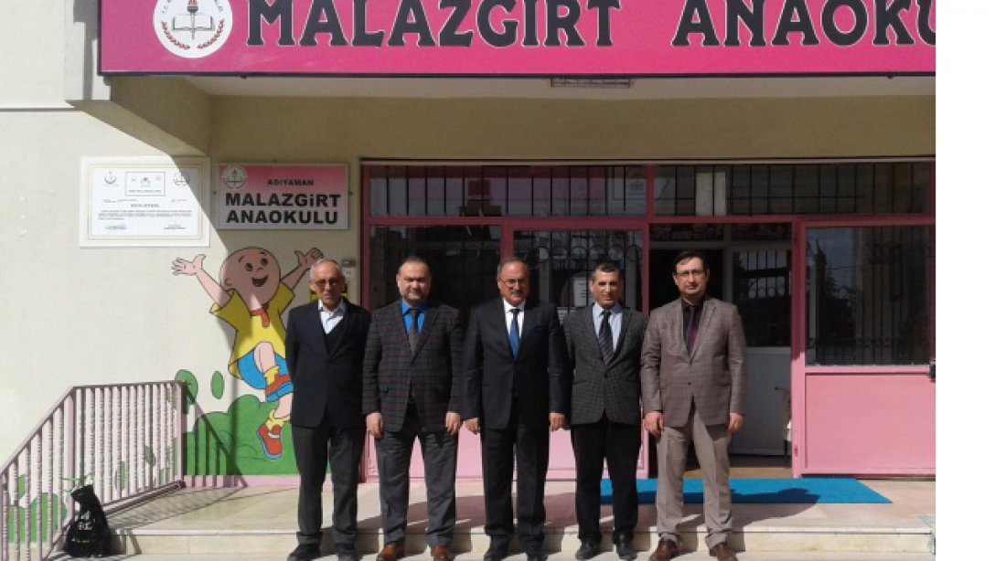 Milli Eğitim Müdürü Ahmet Alagöz Malazgirt Anaokulunda