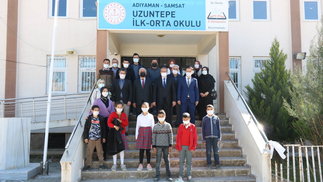 İl Milli Eğitim Müdürü Ahmet Alagöz'ün Yüz Yüze Eğitime Başlayan Köy Okulları Ziyaretleri Devam Ediyor