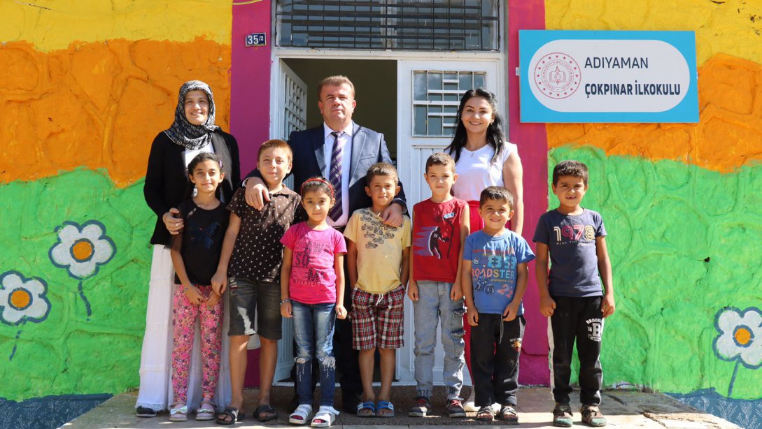 İl Milli Eğitim Müdürümüz Sayın Ramazan Aşcı'dan yeni açılan köy okullarına ziyaret