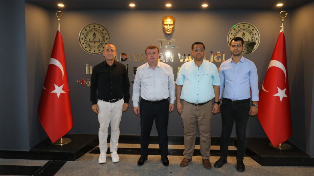 İl Milli Eğitim Müdürümüz Sayın Ramazan Aşcı, İlimizi Sınai Mülkiyet Tescil Sayısında Türkiye 1.si yapan Sınai Mülkiyet Birimini kabul etti.