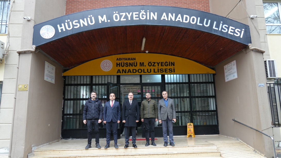 HÜSNÜ M. ÖZYEĞİN ANADOLU LİSESİ ZİYARETİ